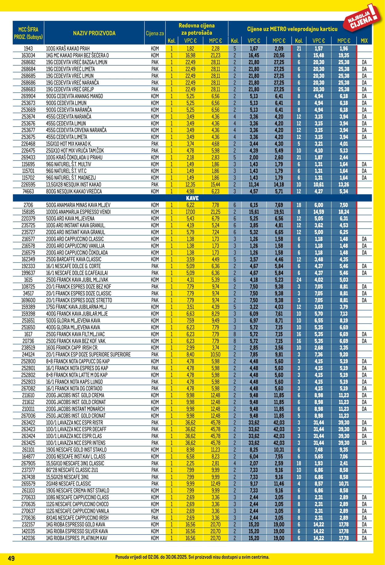Katalog Metro 01.06.2025 - 30.06.2025