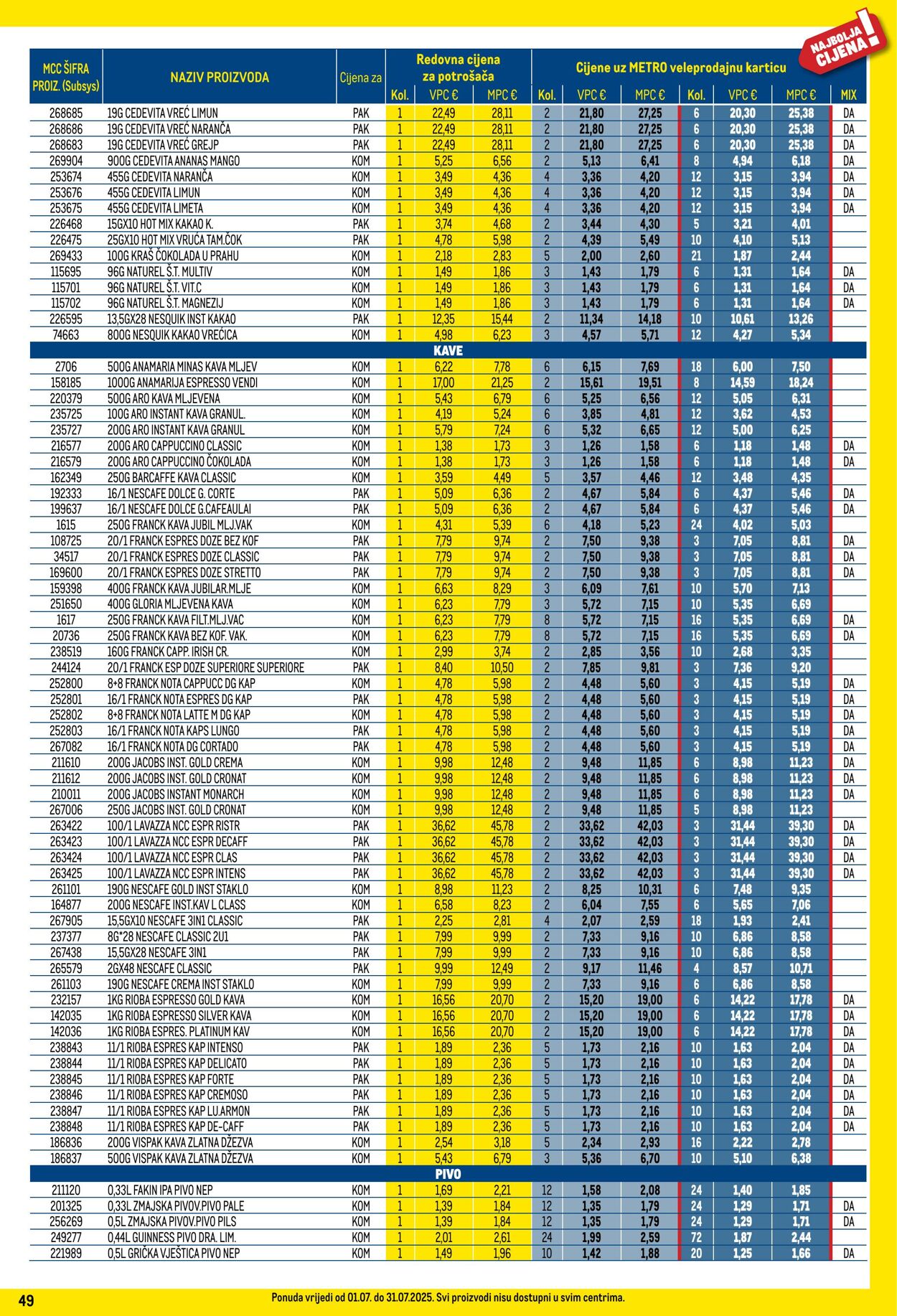 Katalog Metro 01.07.2025 - 31.07.2025