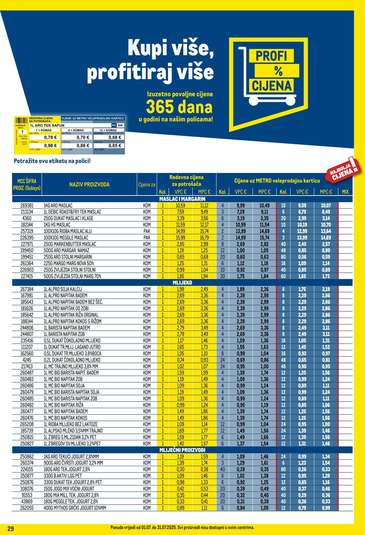 Katalog Metro 01.07.2025 - 31.07.2025