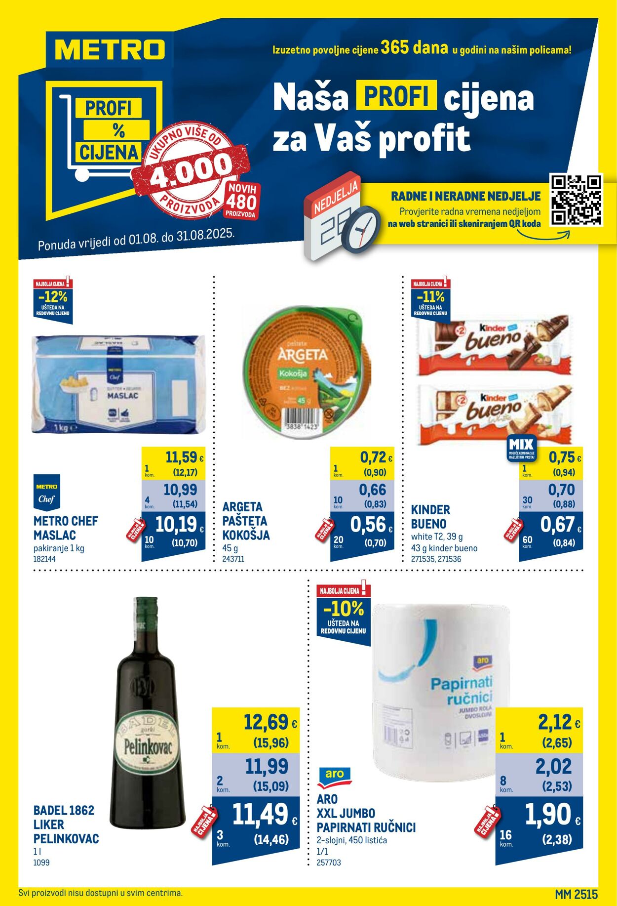 Katalog Metro 01.08.2025 - 31.08.2025