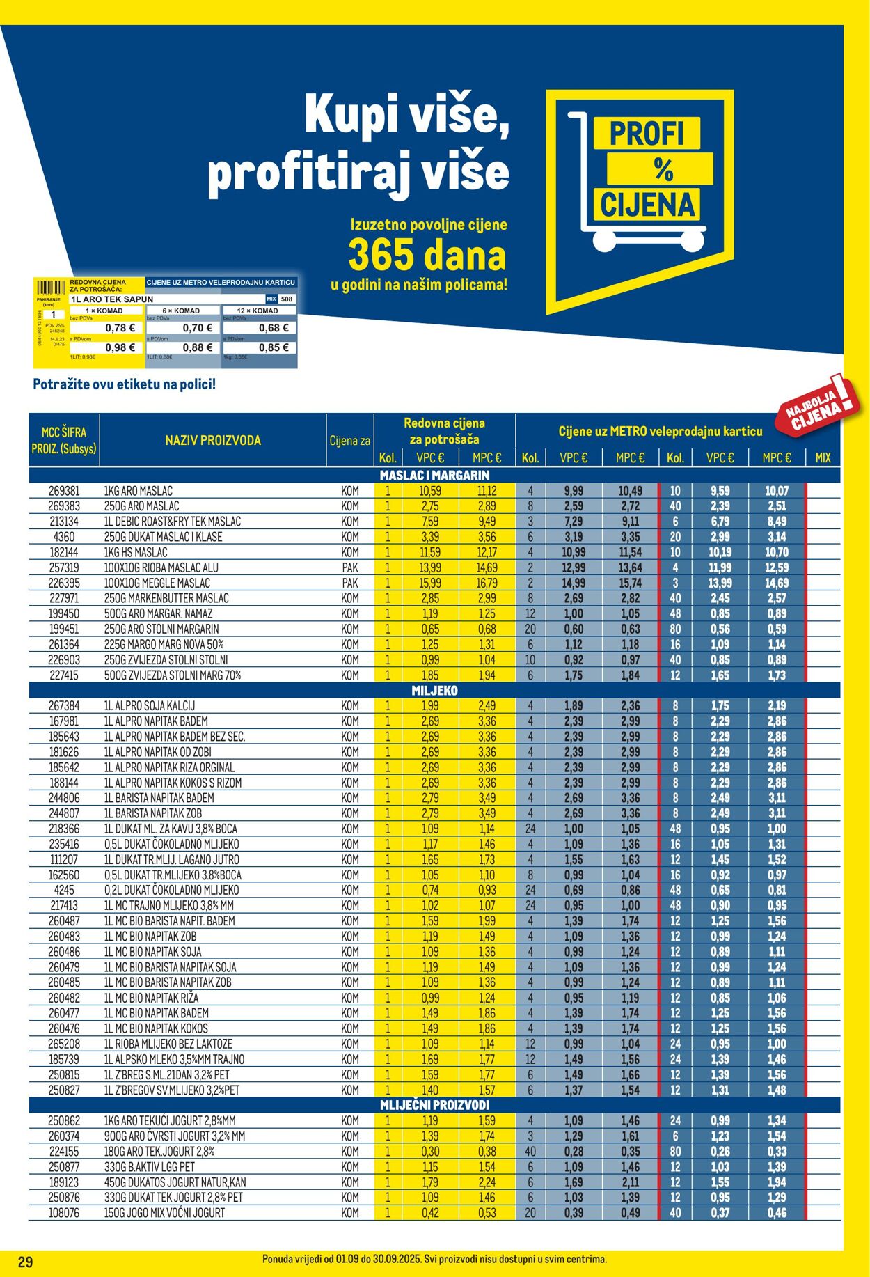 Katalog Metro 01.09.2025 - 30.09.2025