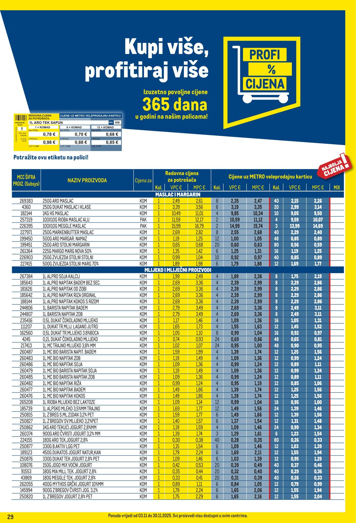 Katalog Metro 01.11.2025 - 30.11.2025