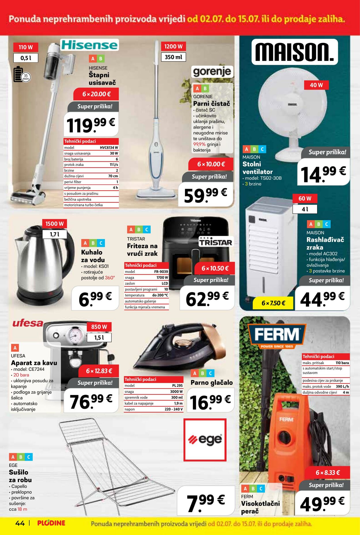 Katalog Plodine 02.07.2025 - 08.07.2025