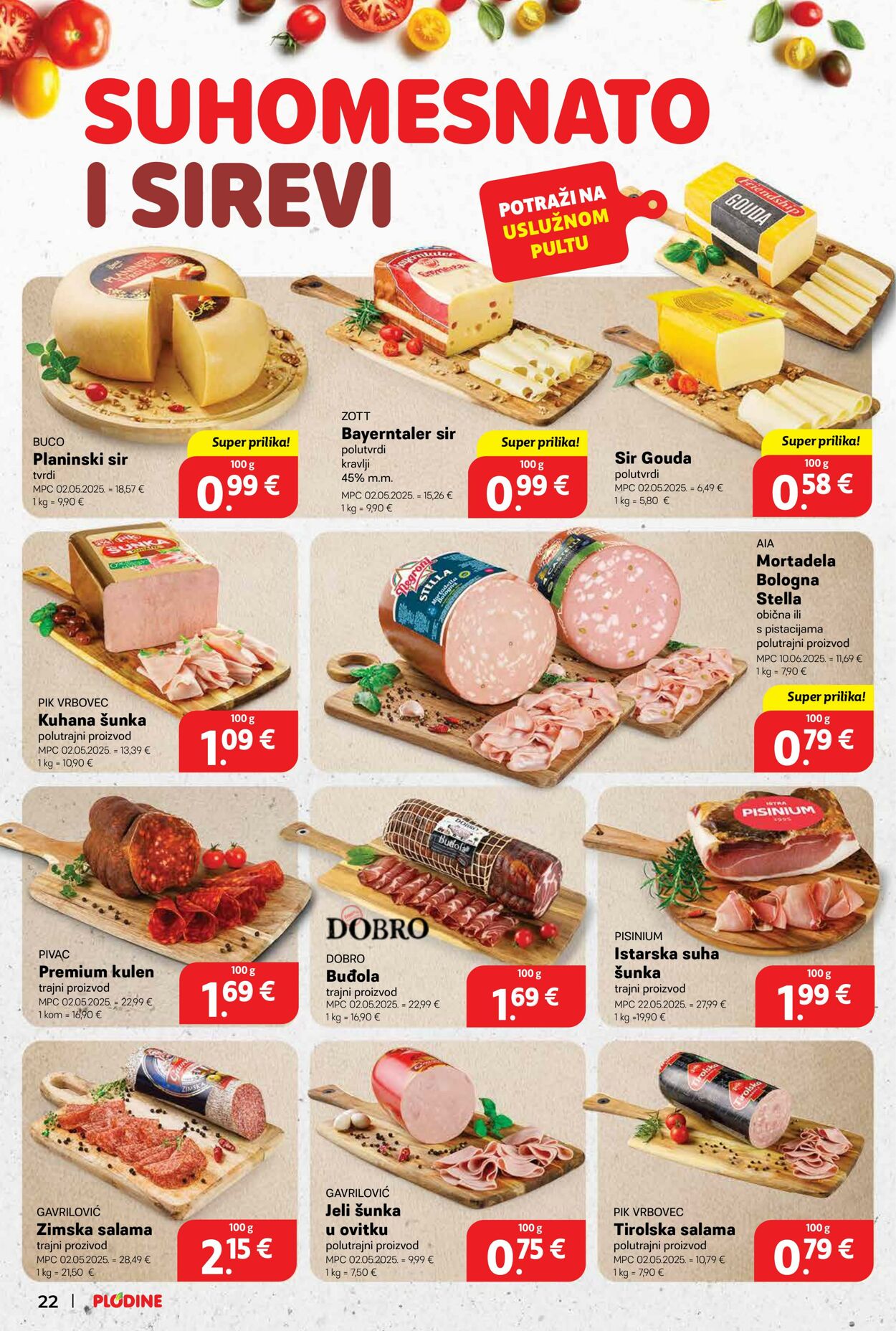 Katalog Plodine 16.07.2025 - 22.07.2025