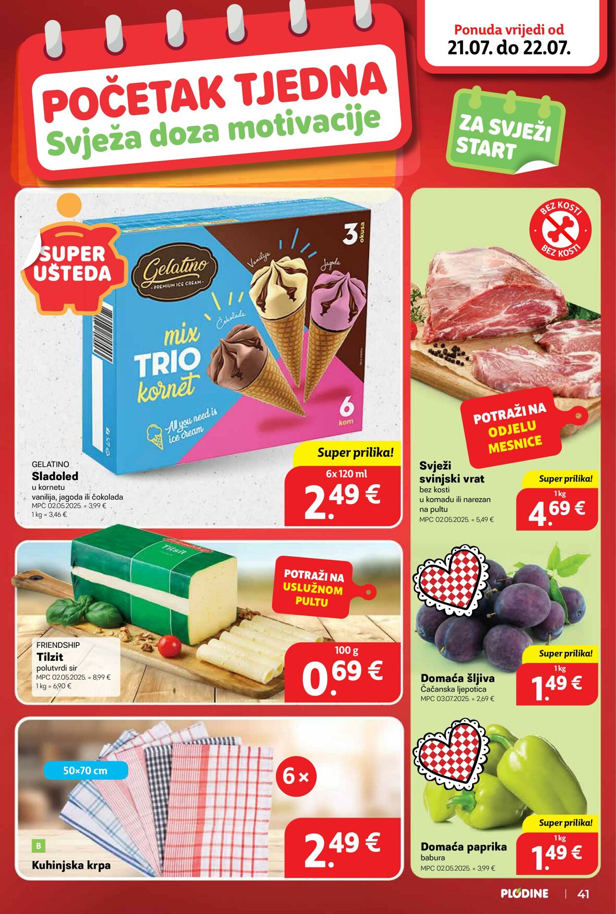 Katalog Plodine 16.07.2025 - 22.07.2025