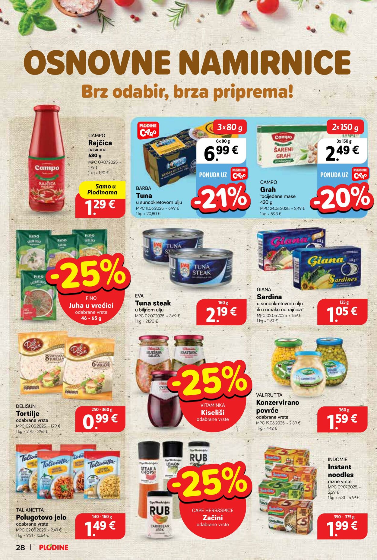 Katalog Plodine 23.07.2025 - 29.07.2025