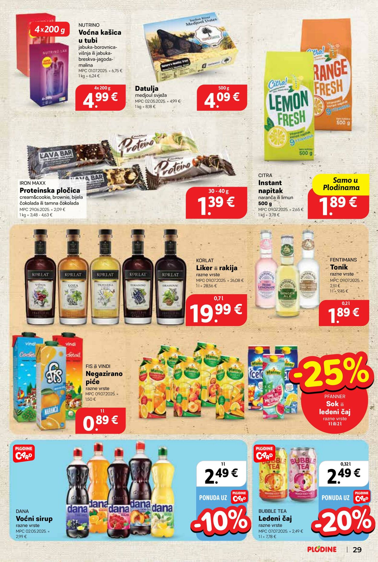 Katalog Plodine 23.07.2025 - 29.07.2025