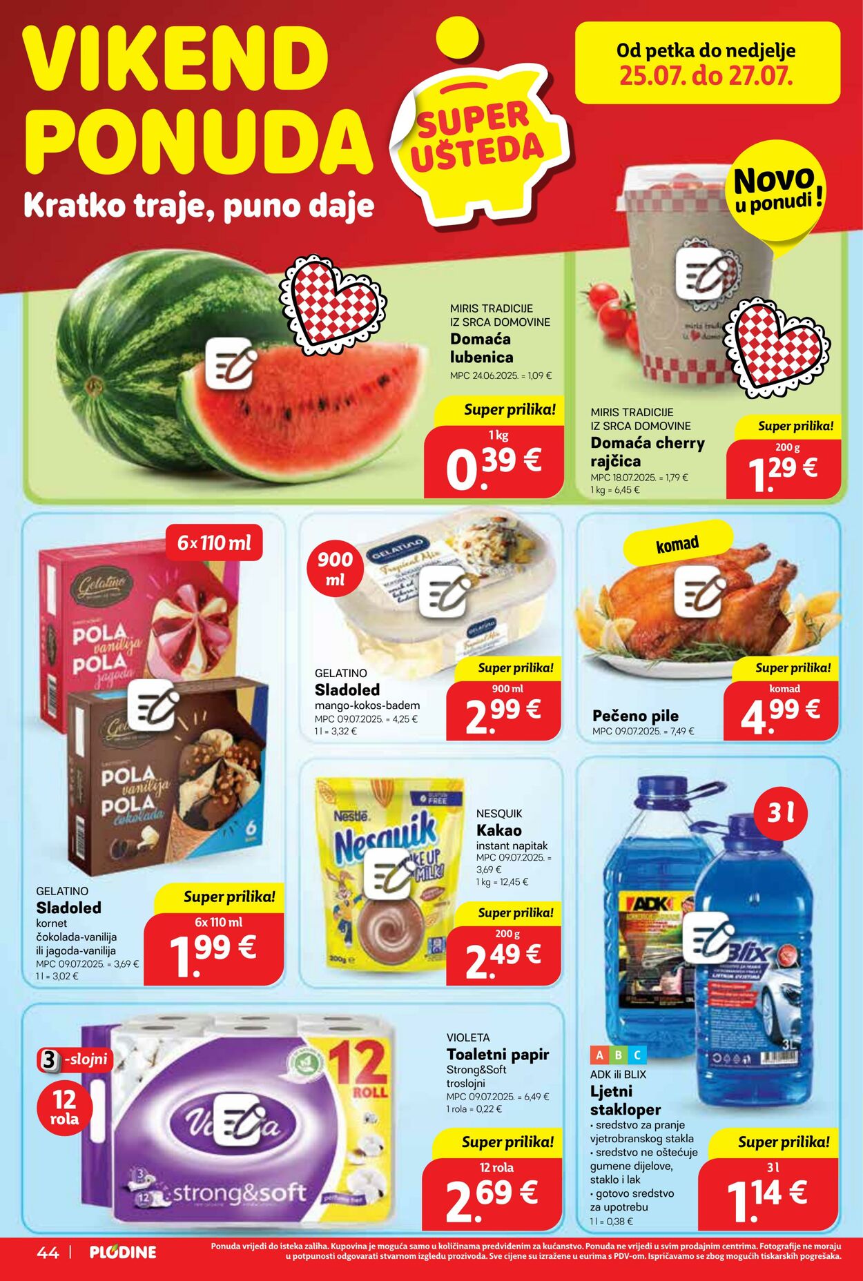 Katalog Plodine 23.07.2025 - 29.07.2025