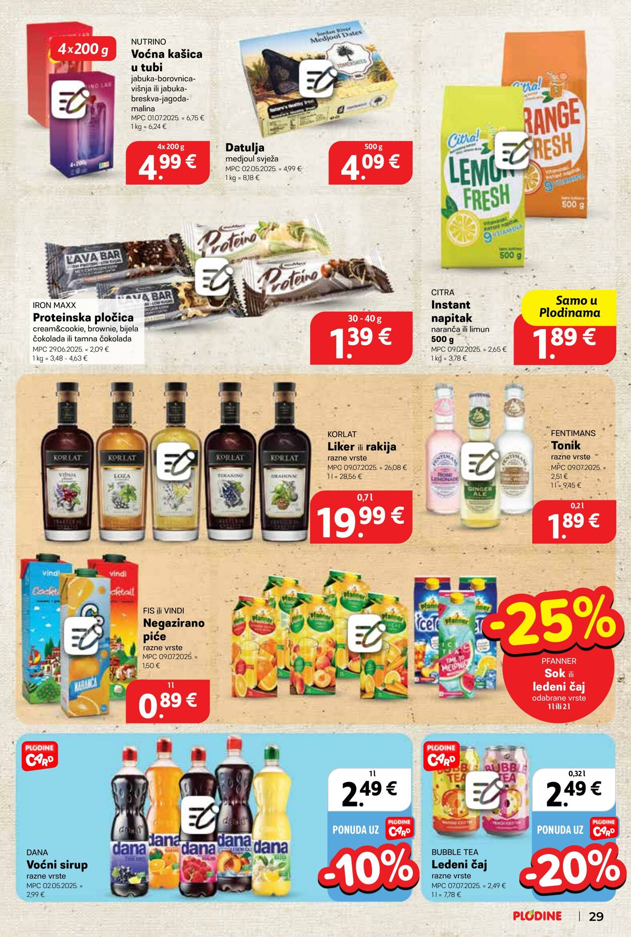 Katalog Plodine 23.07.2025 - 29.07.2025