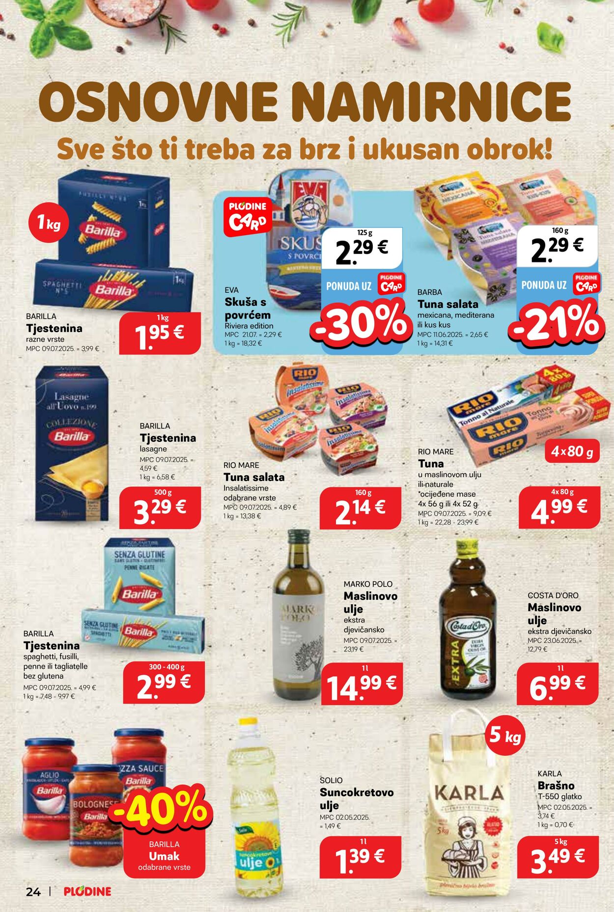Katalog Plodine 30.07.2025 - 04.08.2025