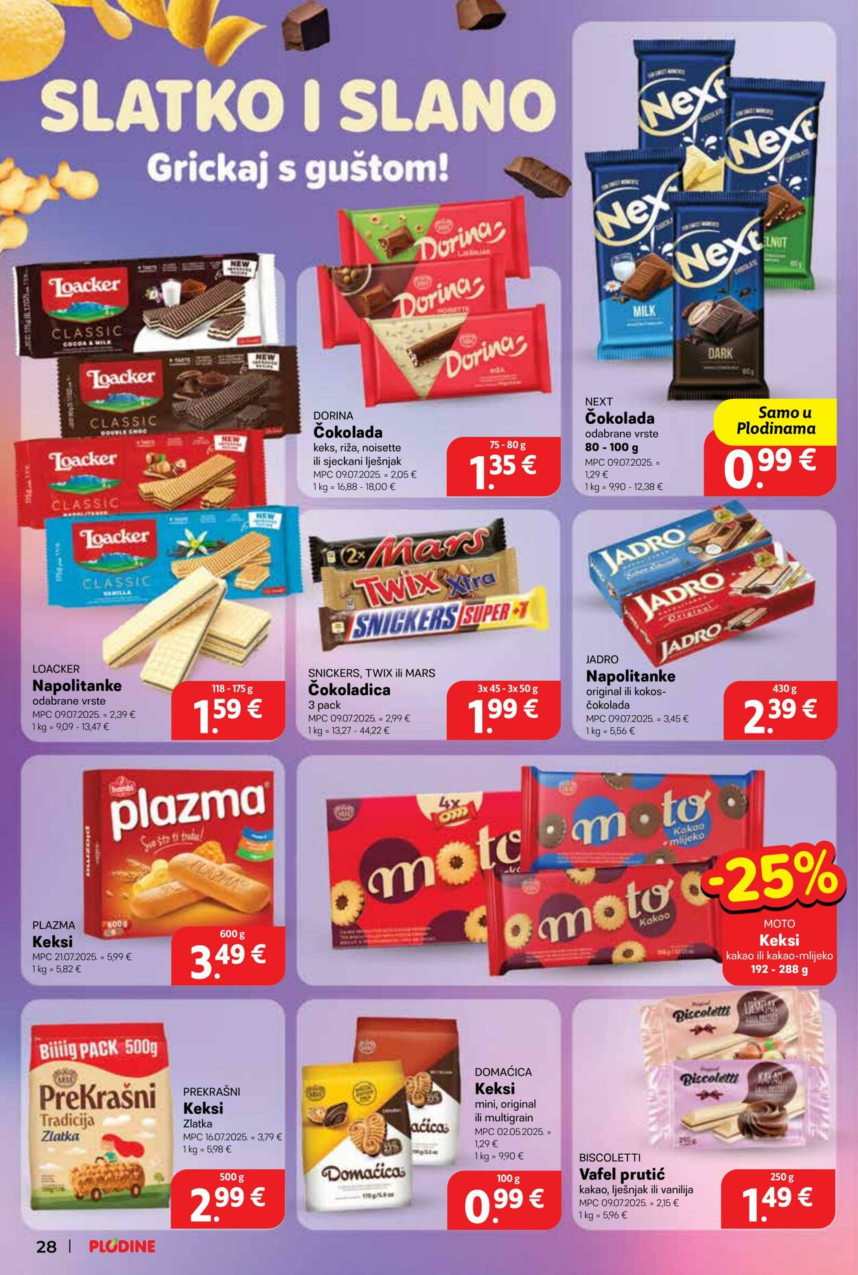 Katalog Plodine 30.07.2025 - 04.08.2025
