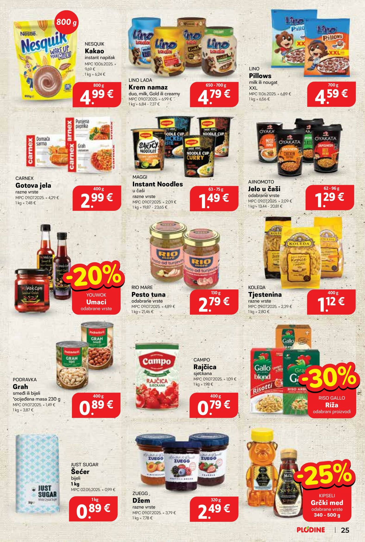 Katalog Plodine 30.07.2025 - 04.08.2025