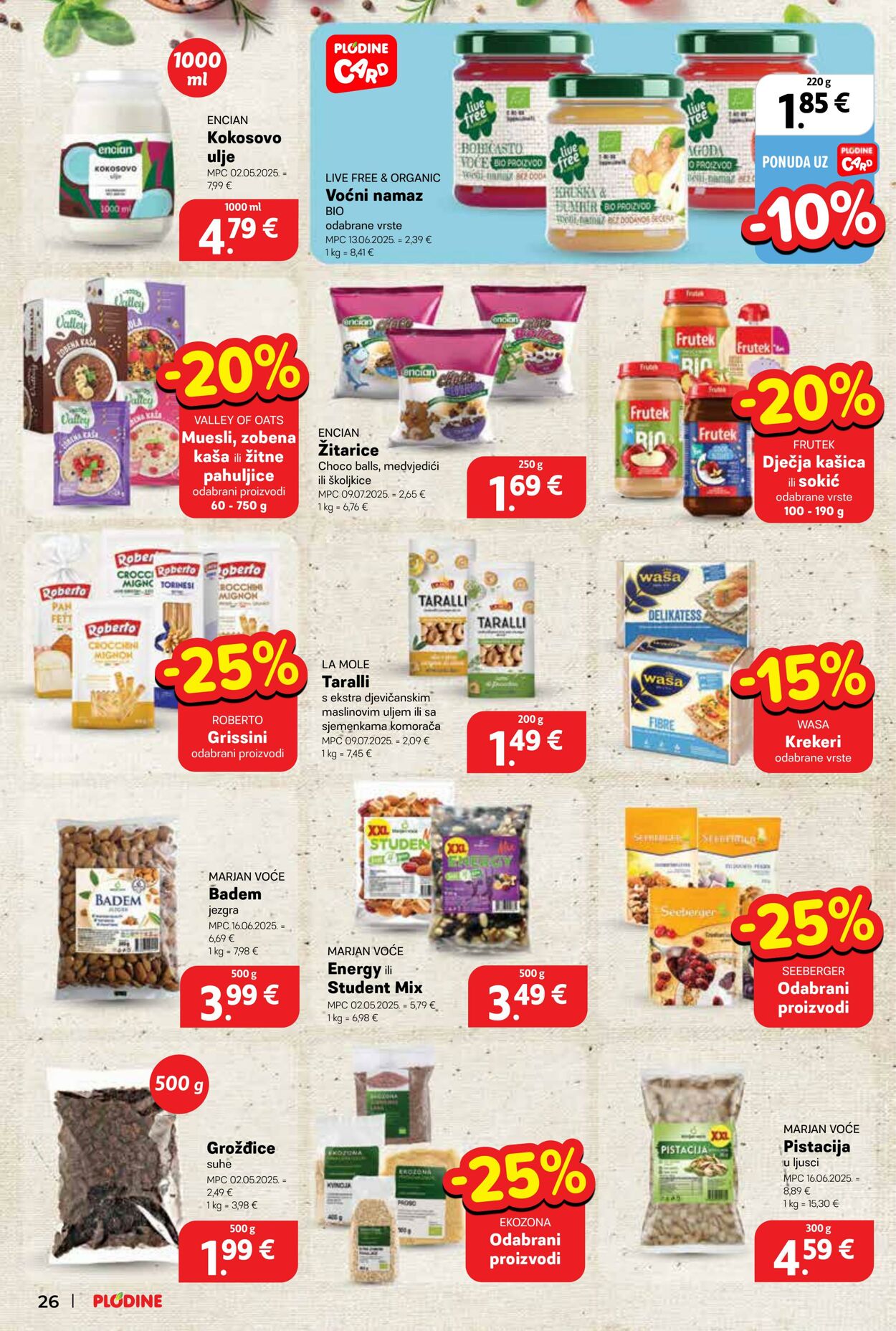 Katalog Plodine 30.07.2025 - 04.08.2025