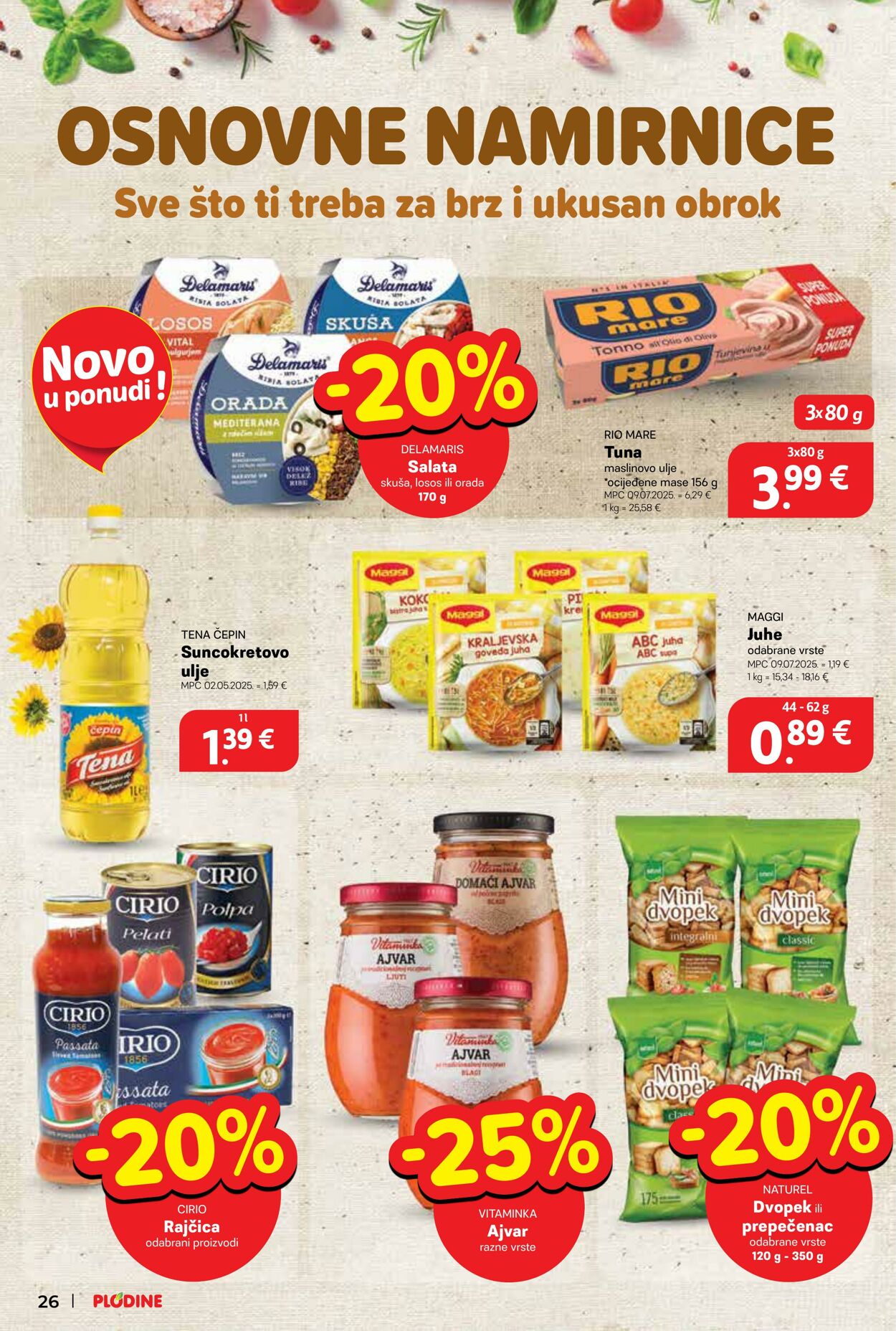 Katalog Plodine 13.08.2025 - 19.08.2025