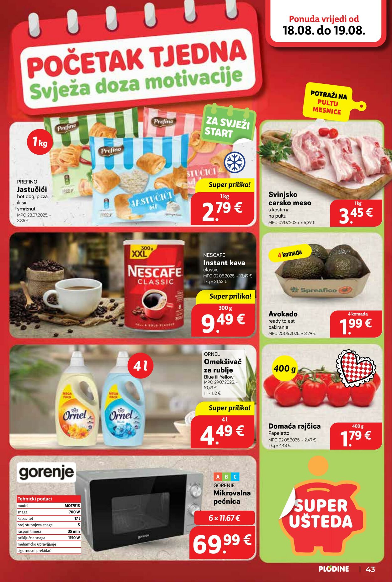 Katalog Plodine 13.08.2025 - 19.08.2025