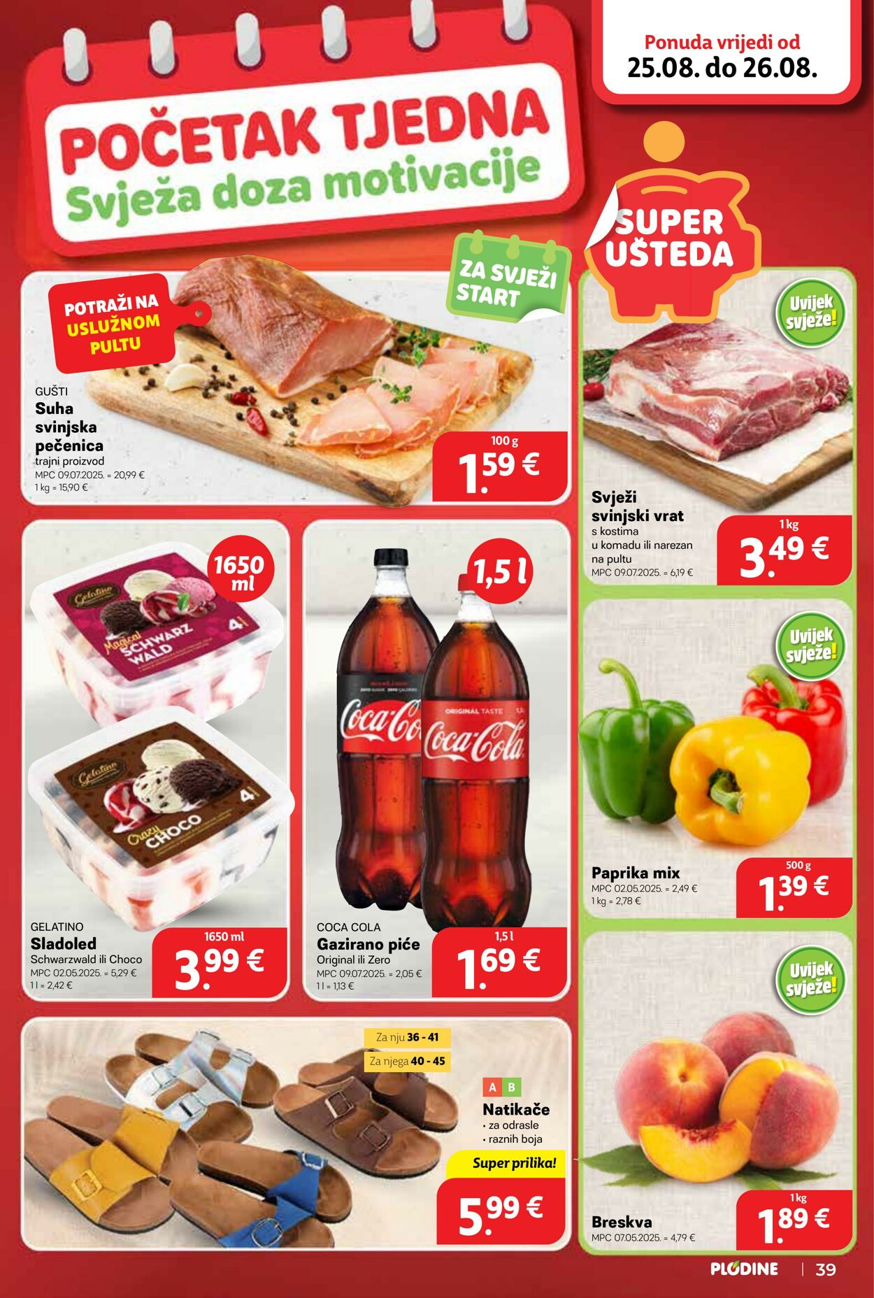 Katalog Plodine 20.08.2025 - 26.08.2025