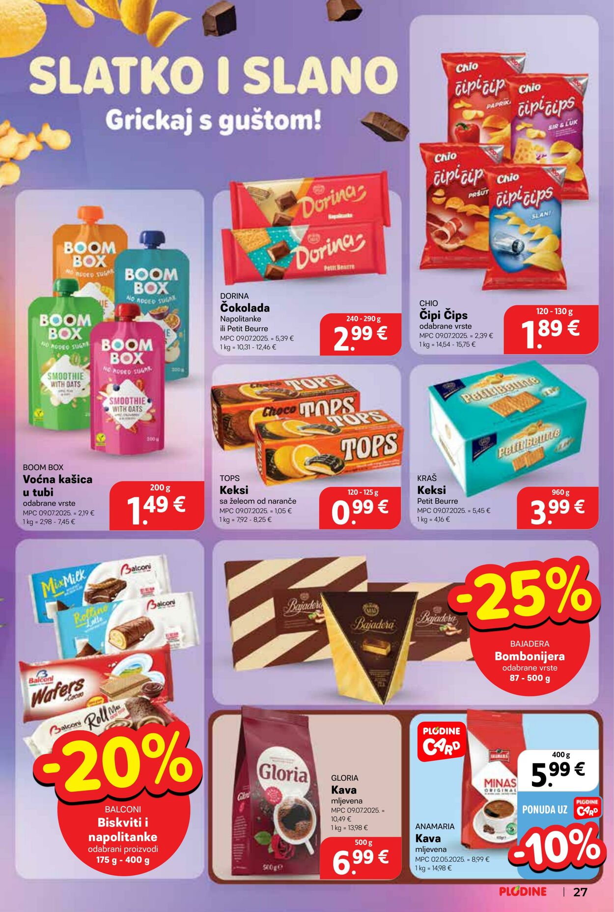Katalog Plodine 20.08.2025 - 26.08.2025