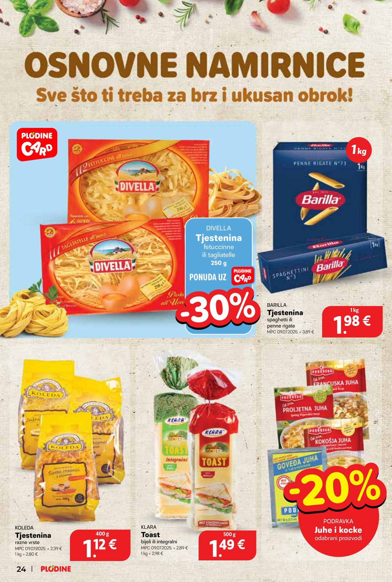 Katalog Plodine 20.08.2025 - 26.08.2025