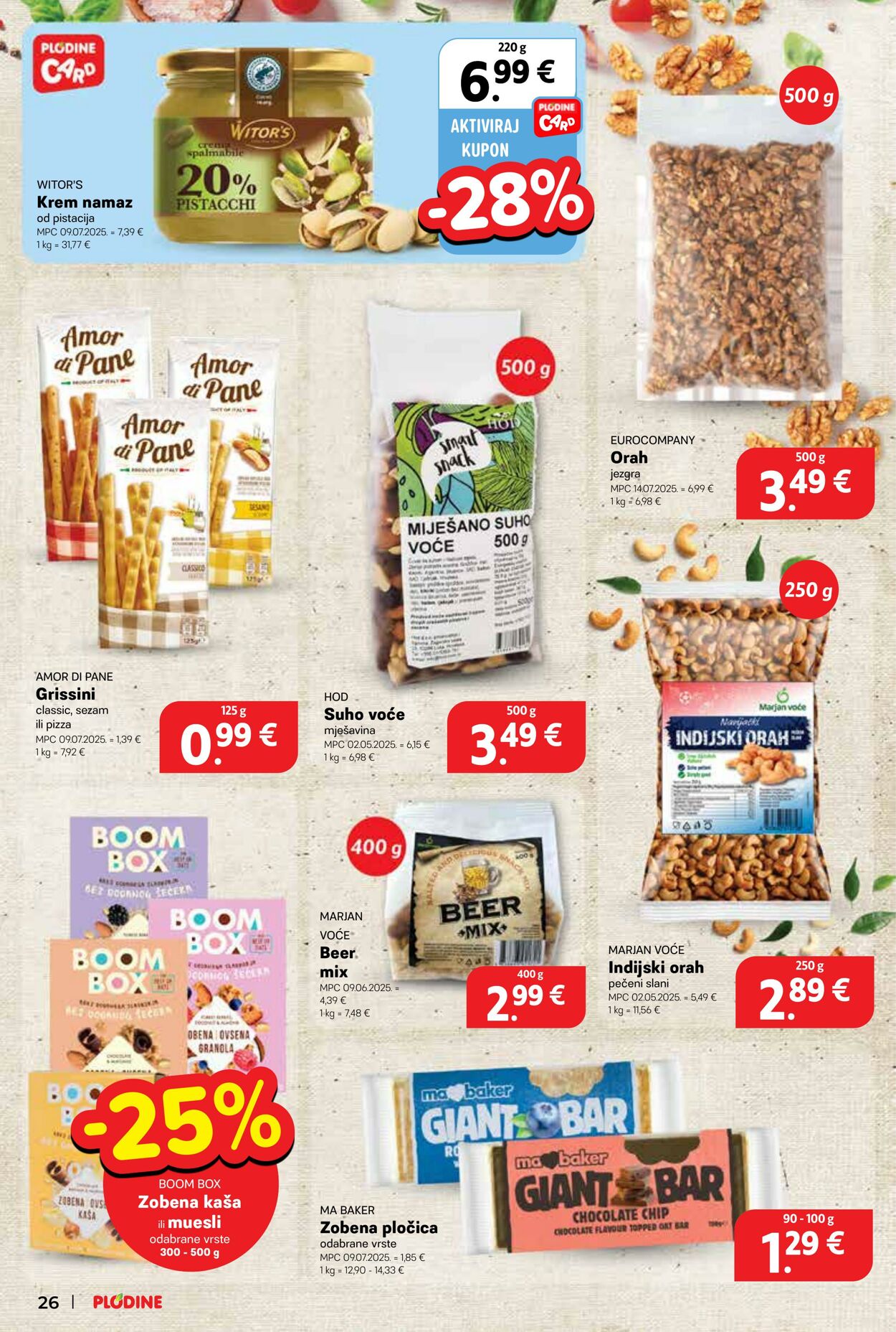 Katalog Plodine 20.08.2025 - 26.08.2025