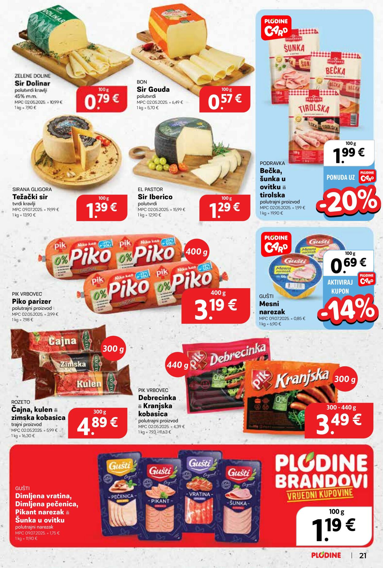 Katalog Plodine 20.08.2025 - 26.08.2025