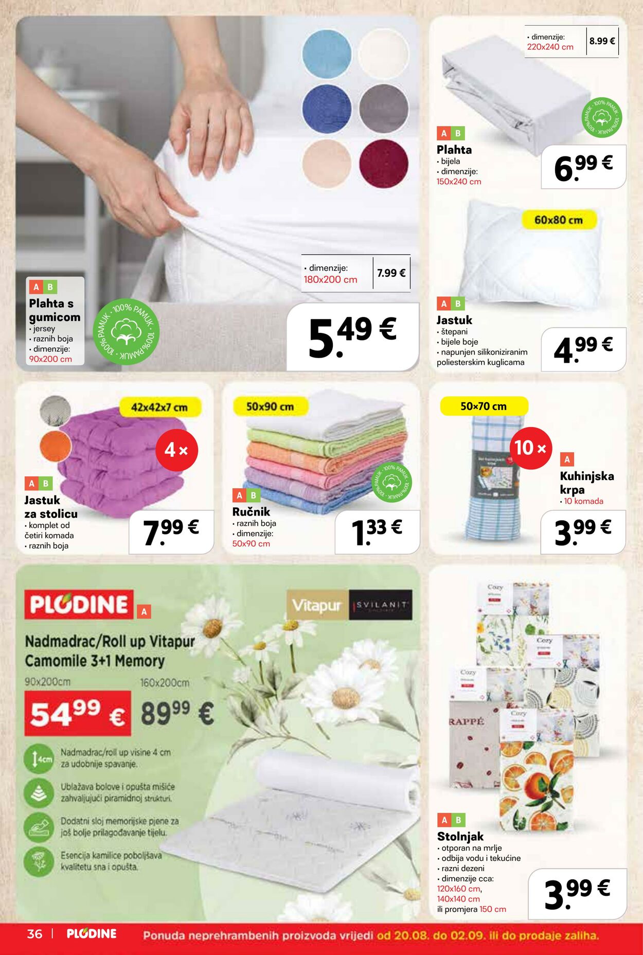 Katalog Plodine 20.08.2025 - 26.08.2025
