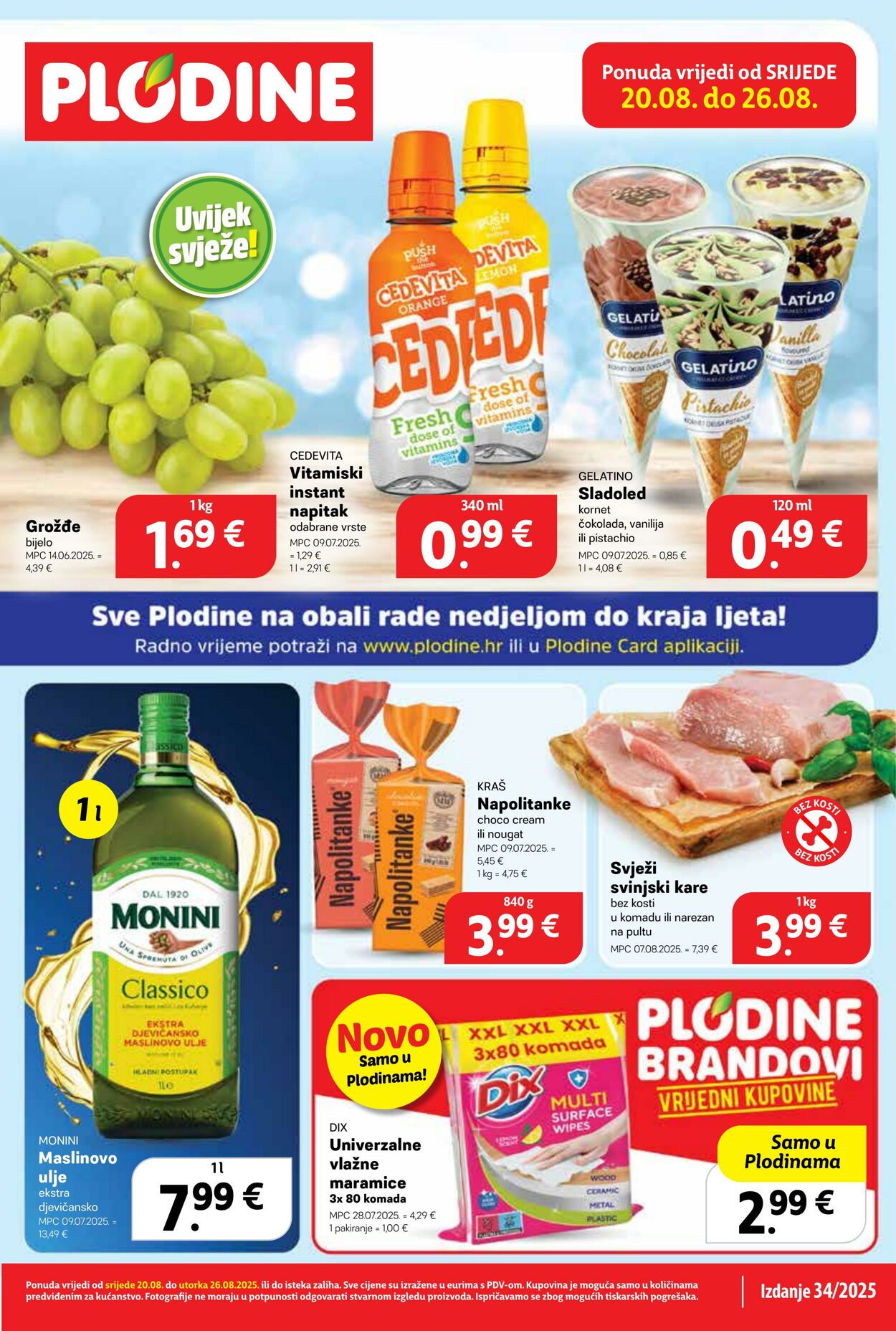Katalog Plodine 20.08.2025 - 26.08.2025