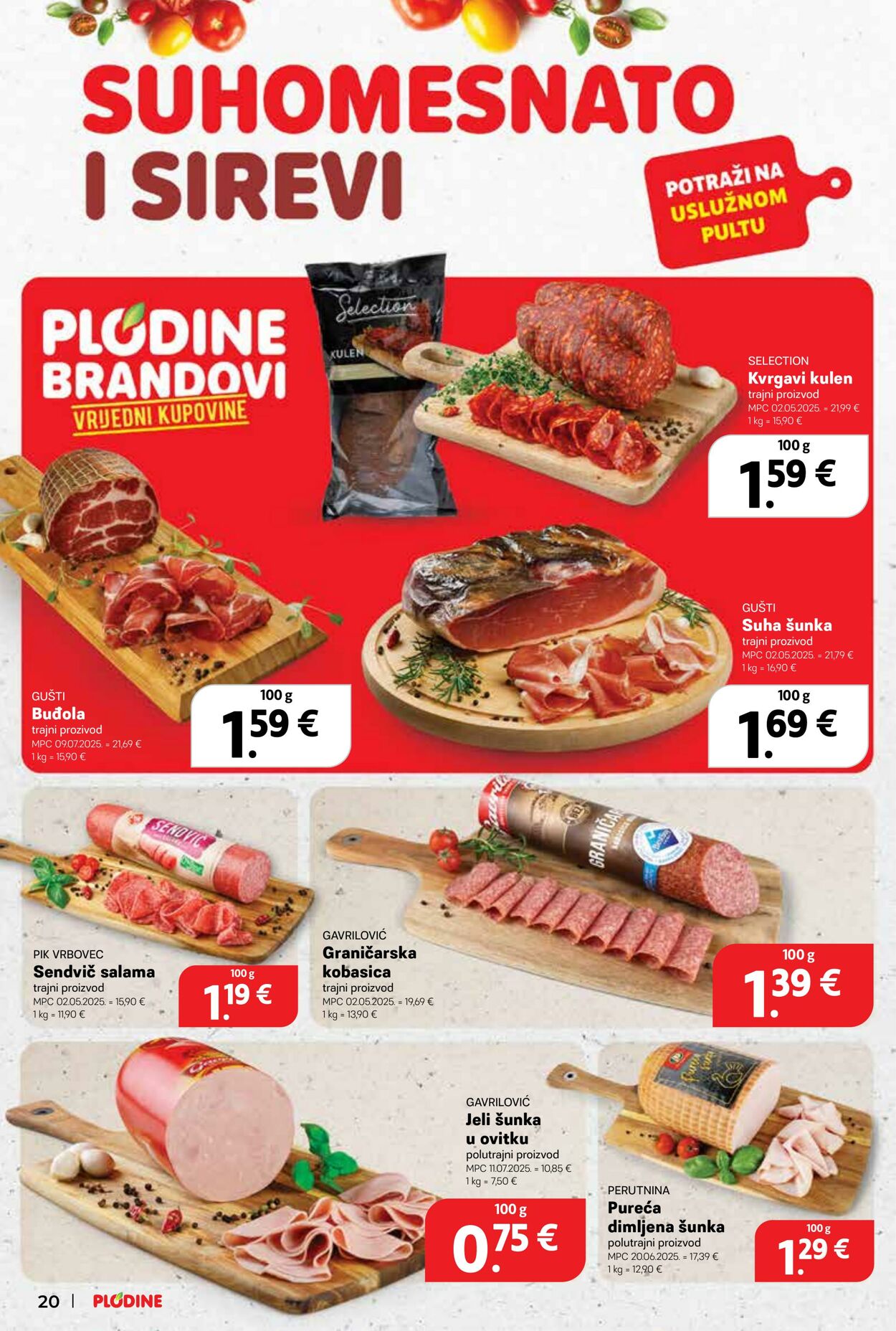 Katalog Plodine 20.08.2025 - 26.08.2025