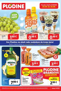 Katalog Plodine 20.08.2025 - 26.08.2025