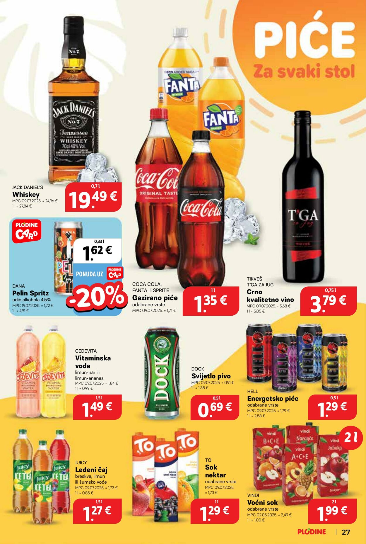Katalog Plodine 27.08.2025 - 02.09.2025