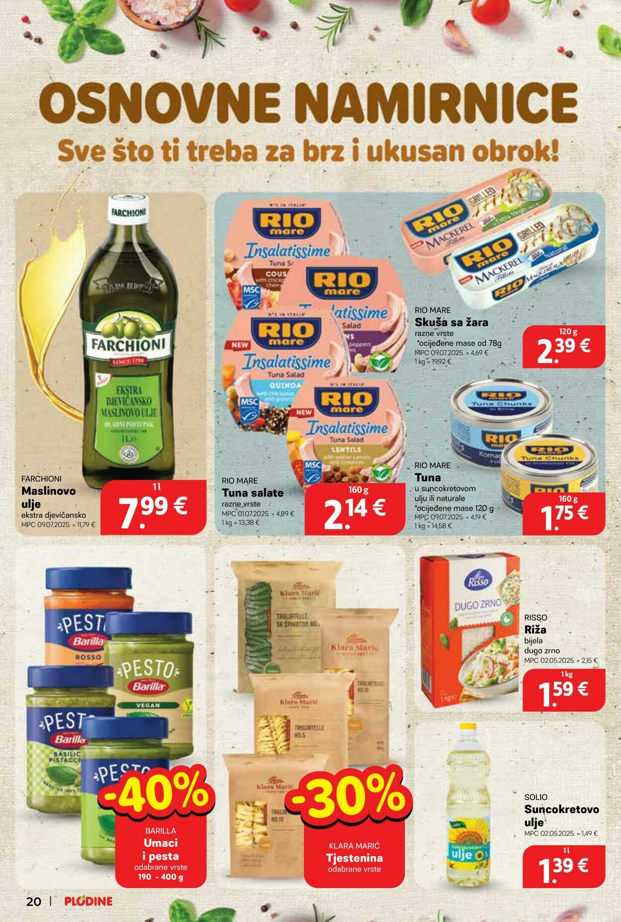 Katalog Plodine 03.09.2025 - 09.09.2025