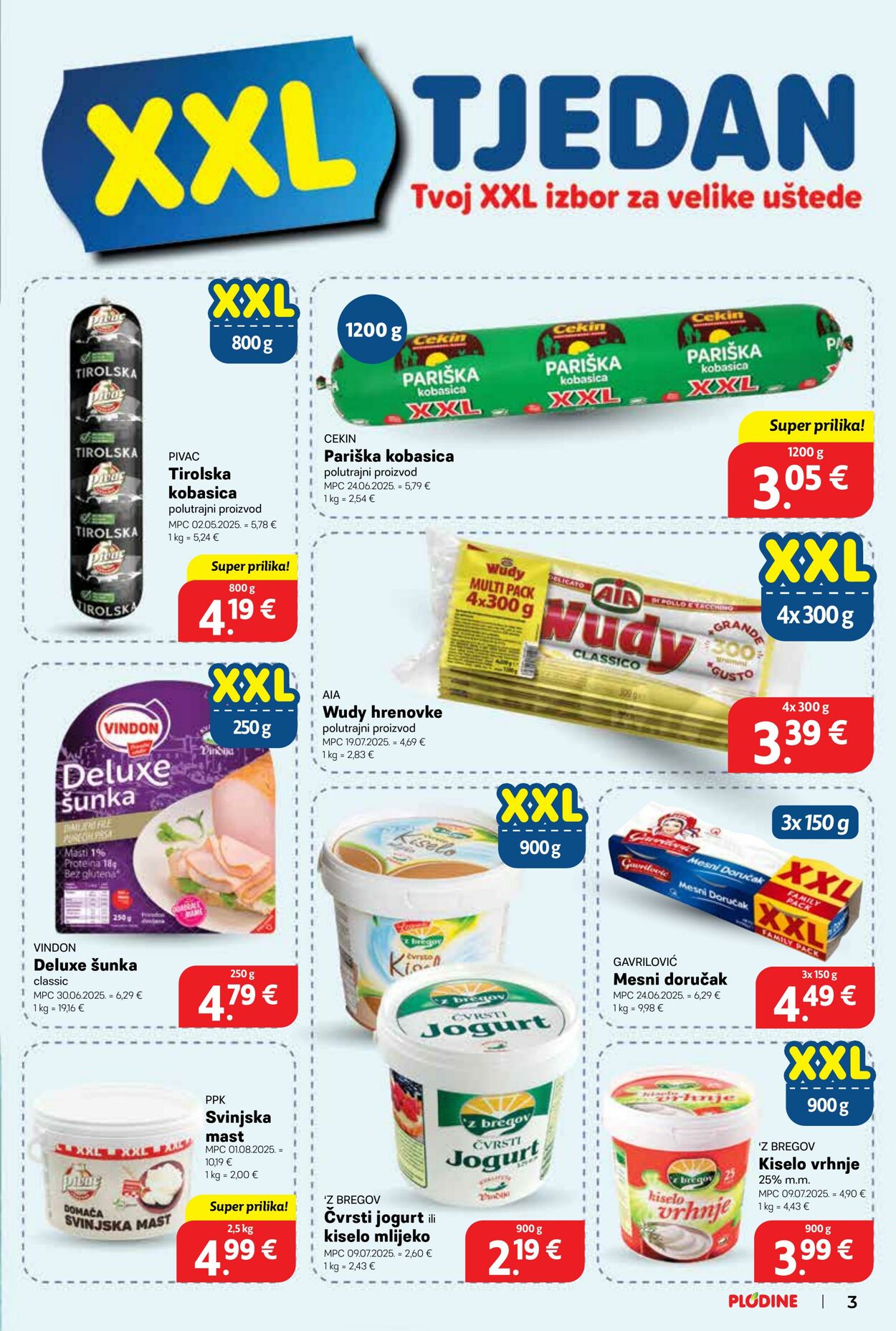 Katalog Plodine 03.09.2025 - 09.09.2025