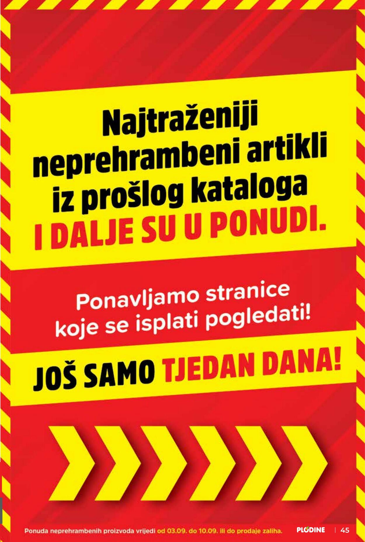 Katalog Plodine 03.09.2025 - 09.09.2025