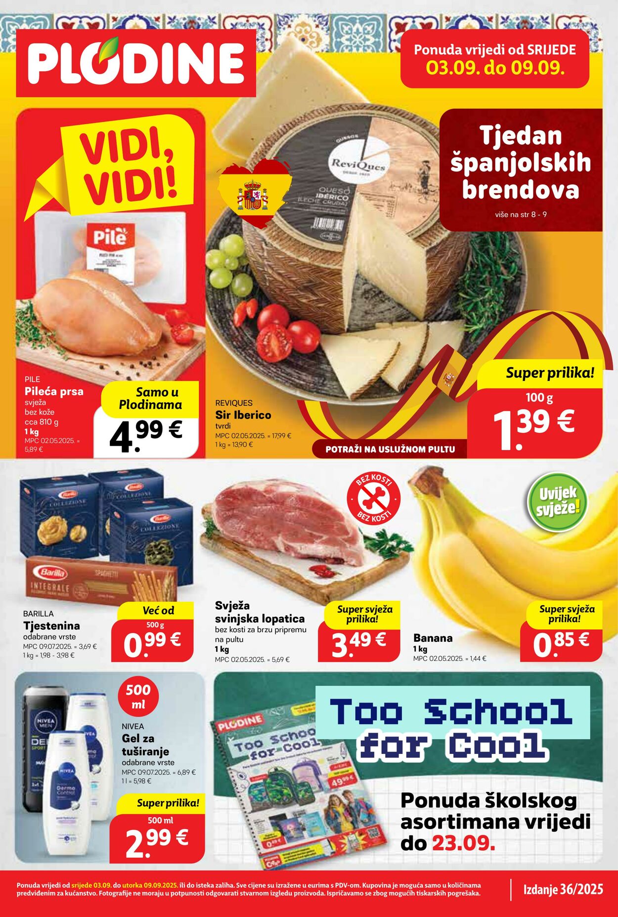 Katalog Plodine 03.09.2025 - 09.09.2025