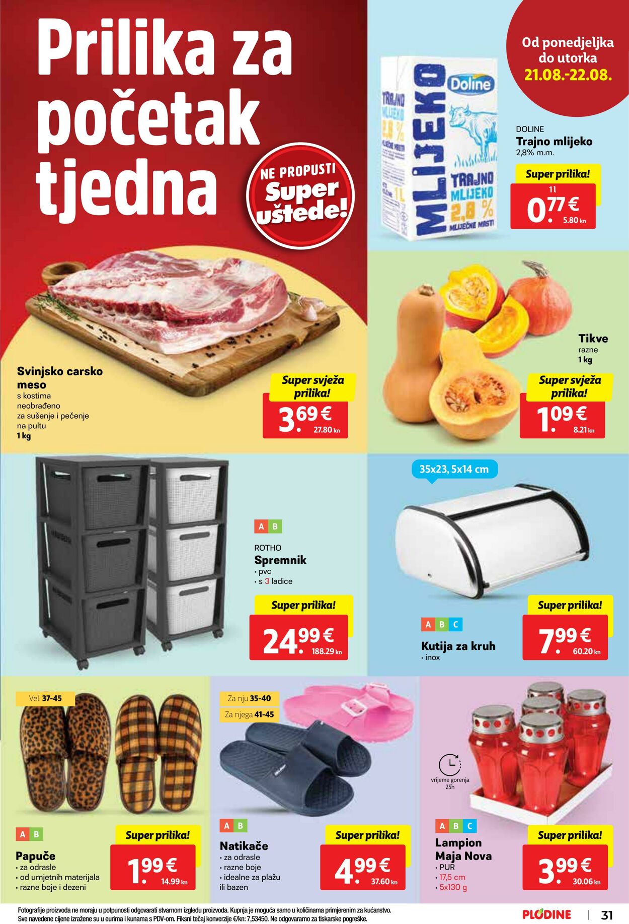 Katalog Plodine 16.08.2023 - 22.08.2023