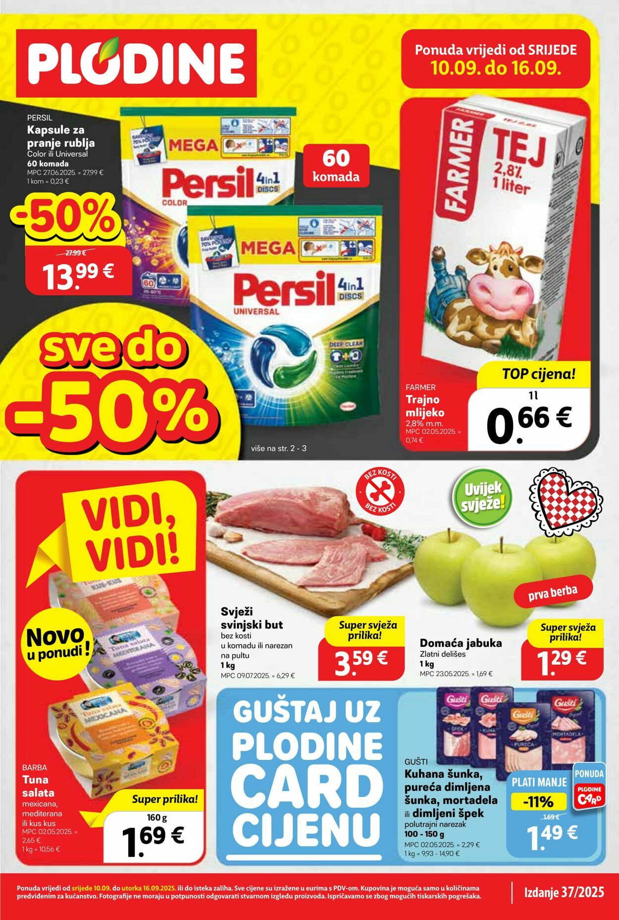 Katalog Plodine 10.09.2025 - 16.09.2025