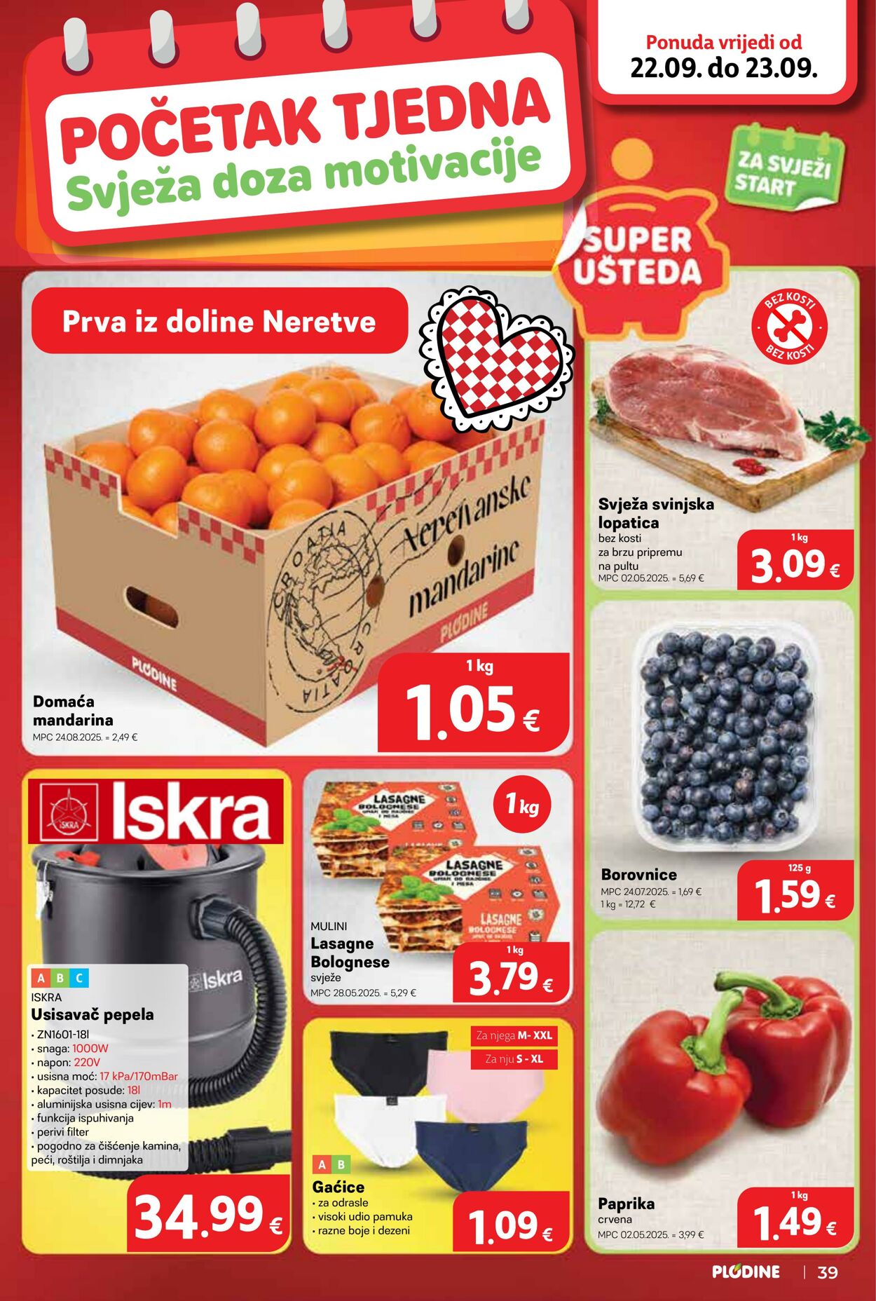 Katalog Plodine 17.09.2025 - 23.09.2025