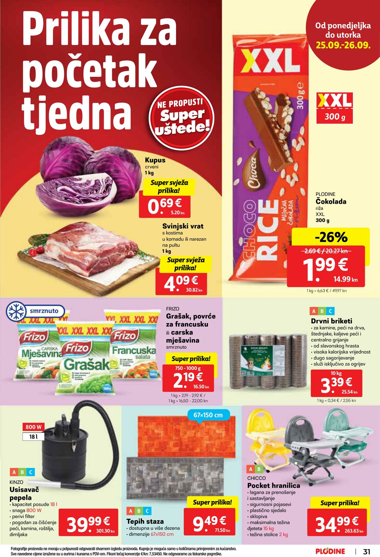 Katalog Plodine 20.09.2023 - 26.09.2023