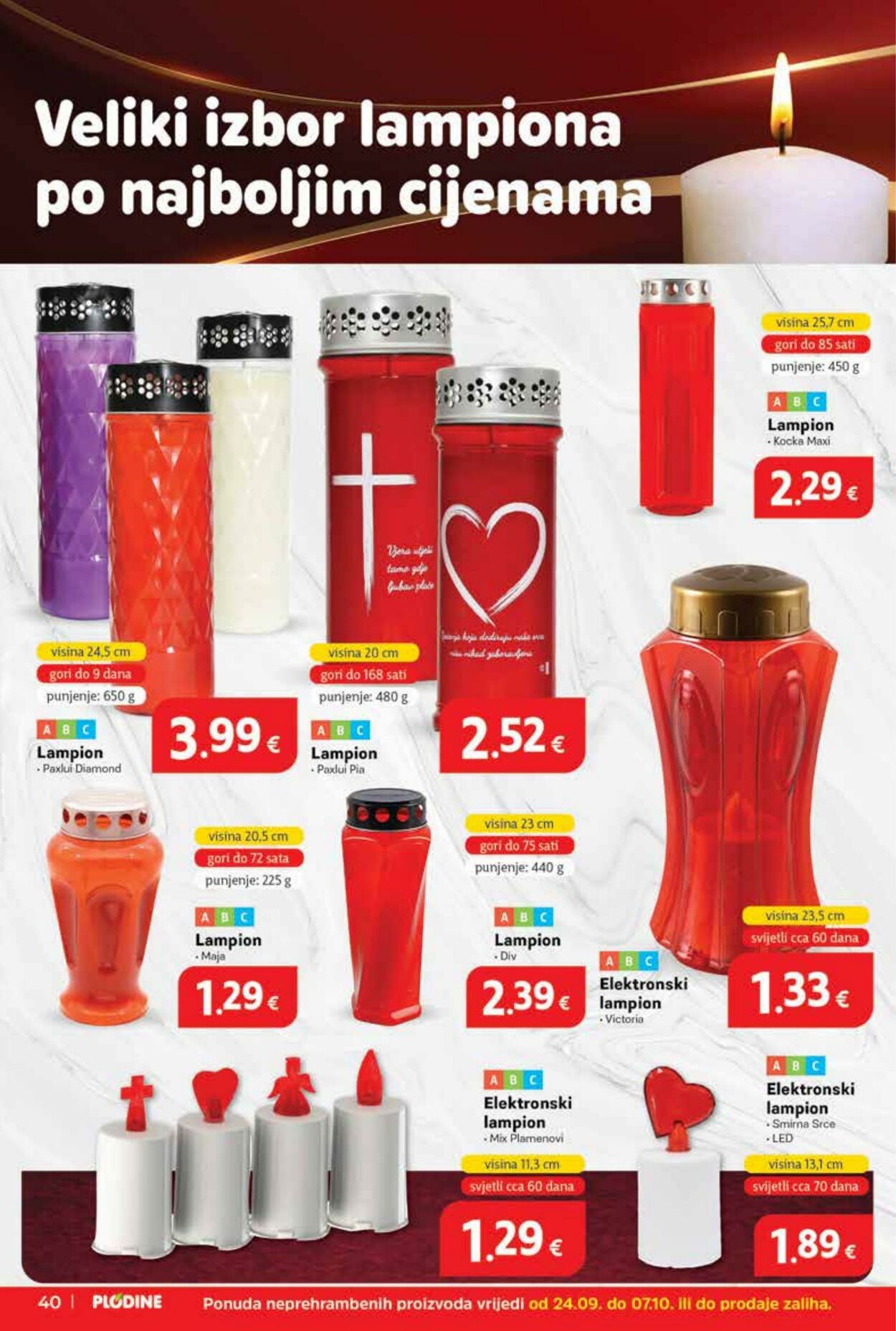 Katalog Plodine 24.09.2025 - 30.09.2025