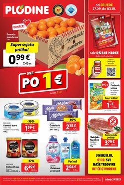 Katalog Plodine 27.09.2023 - 03.10.2023