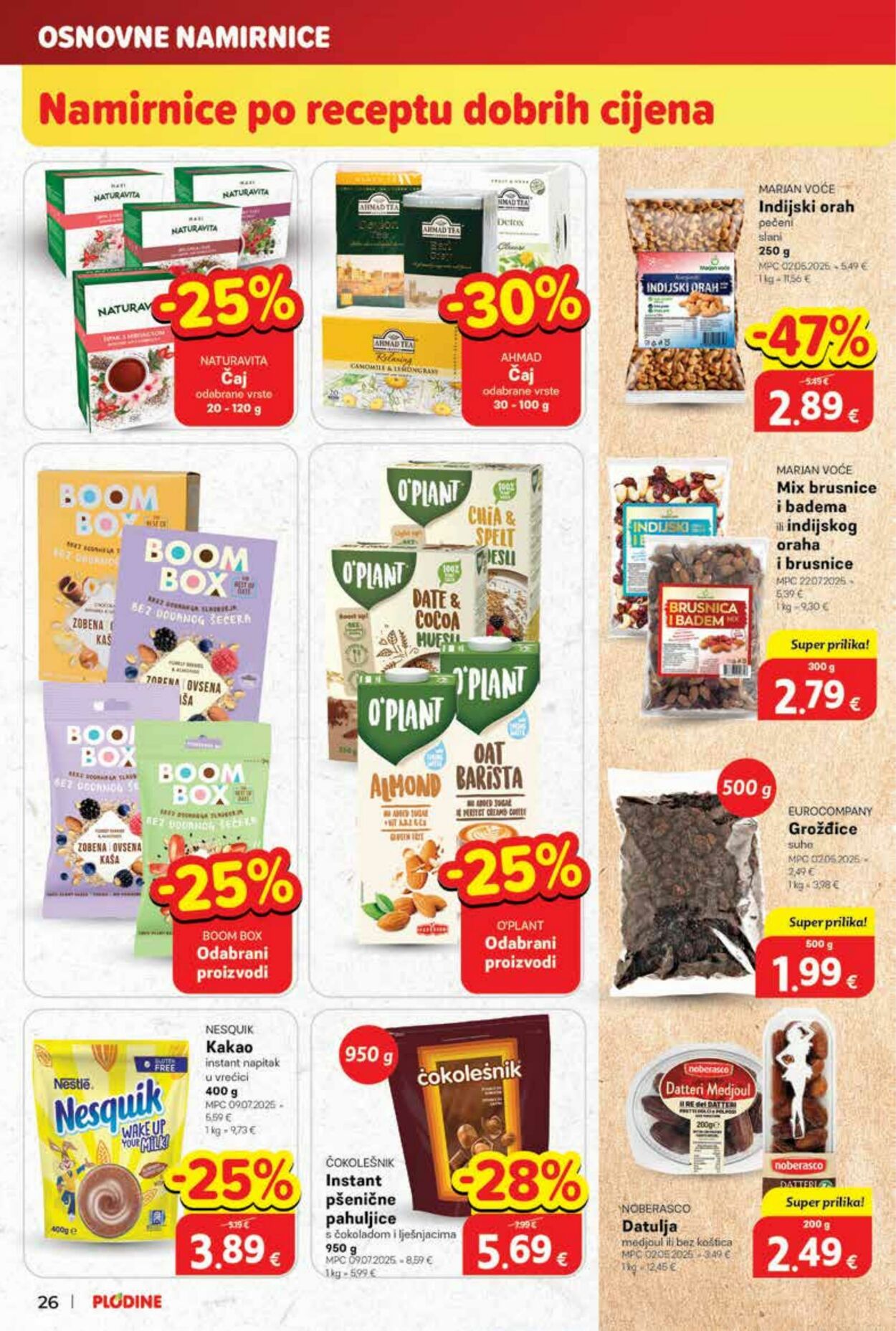 Katalog Plodine 01.10.2025 - 07.10.2025