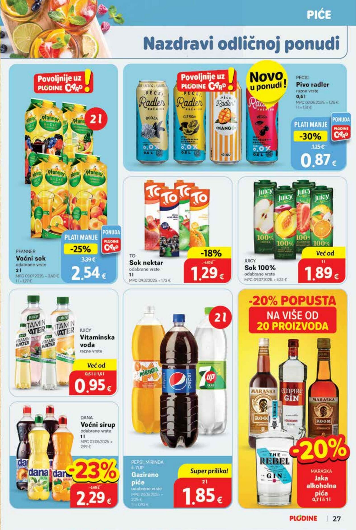 Katalog Plodine 01.10.2025 - 07.10.2025