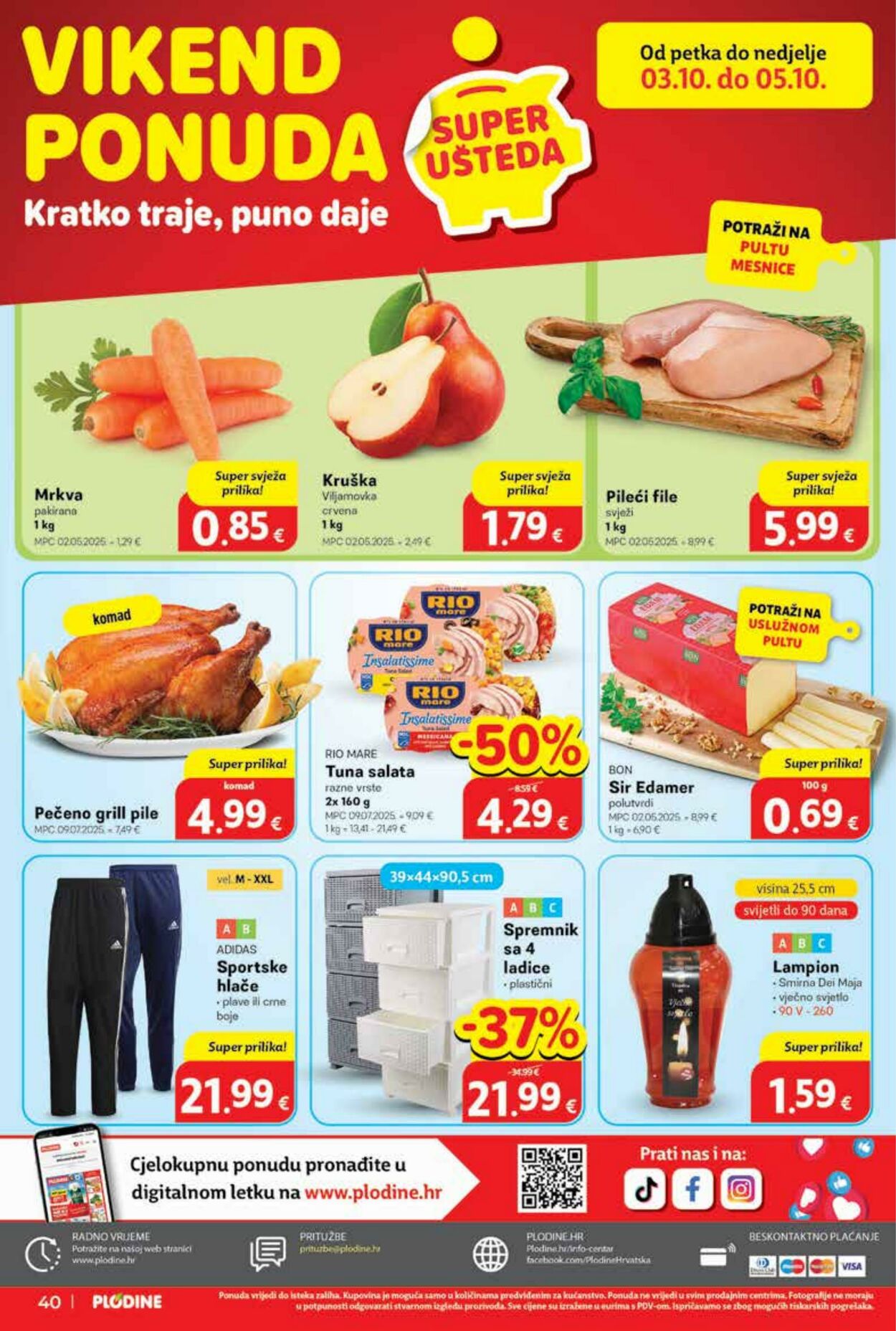 Katalog Plodine 01.10.2025 - 07.10.2025