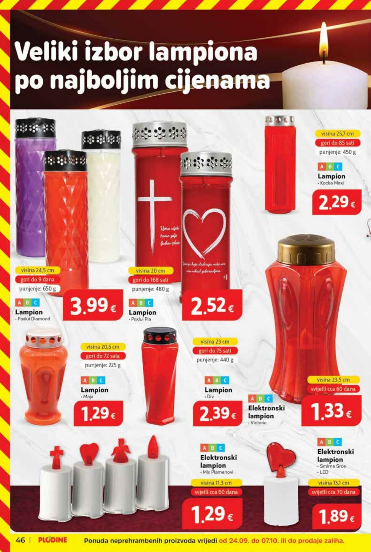 Katalog Plodine 01.10.2025 - 07.10.2025