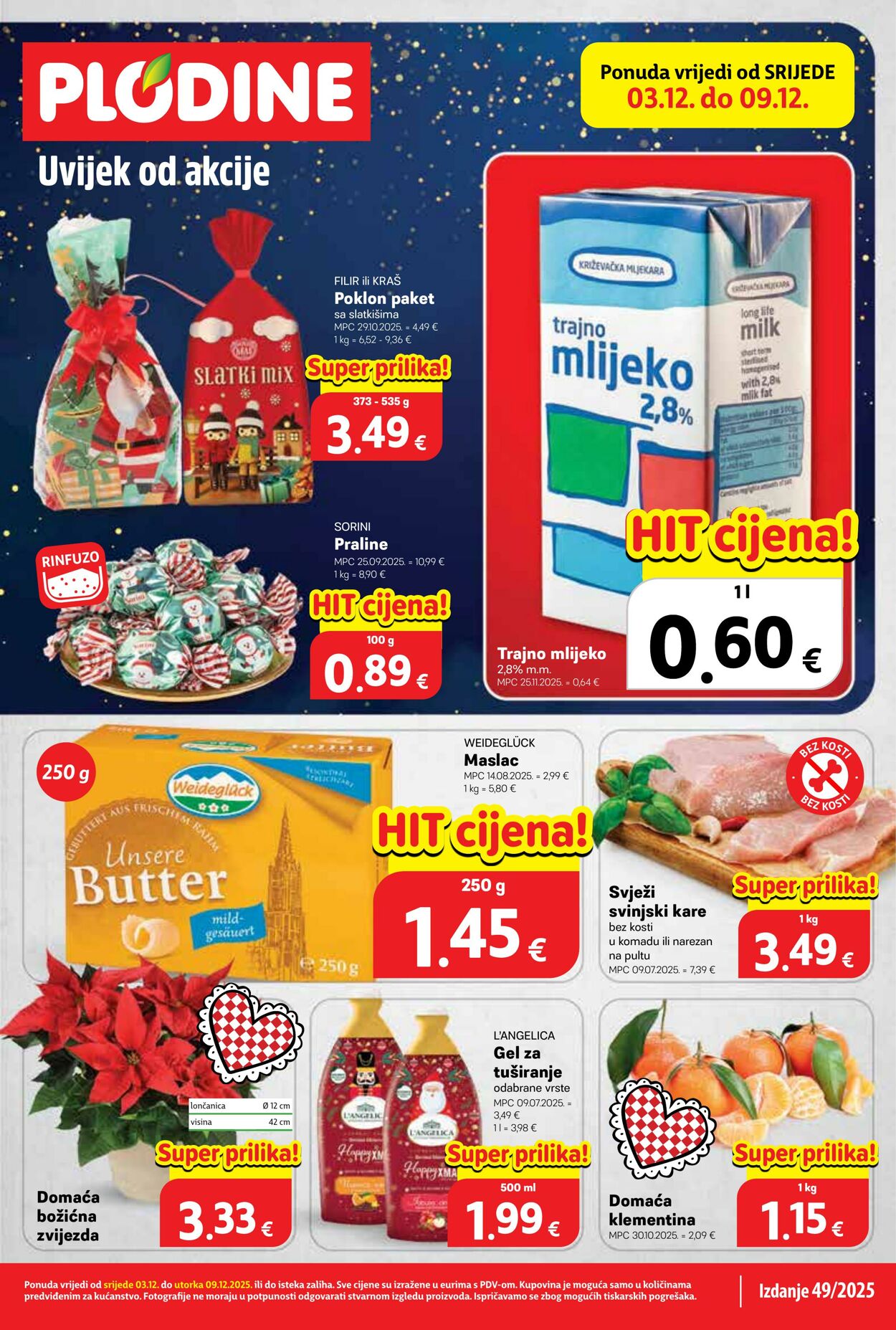 Katalog Plodine 01.12.2025 - 09.12.2025