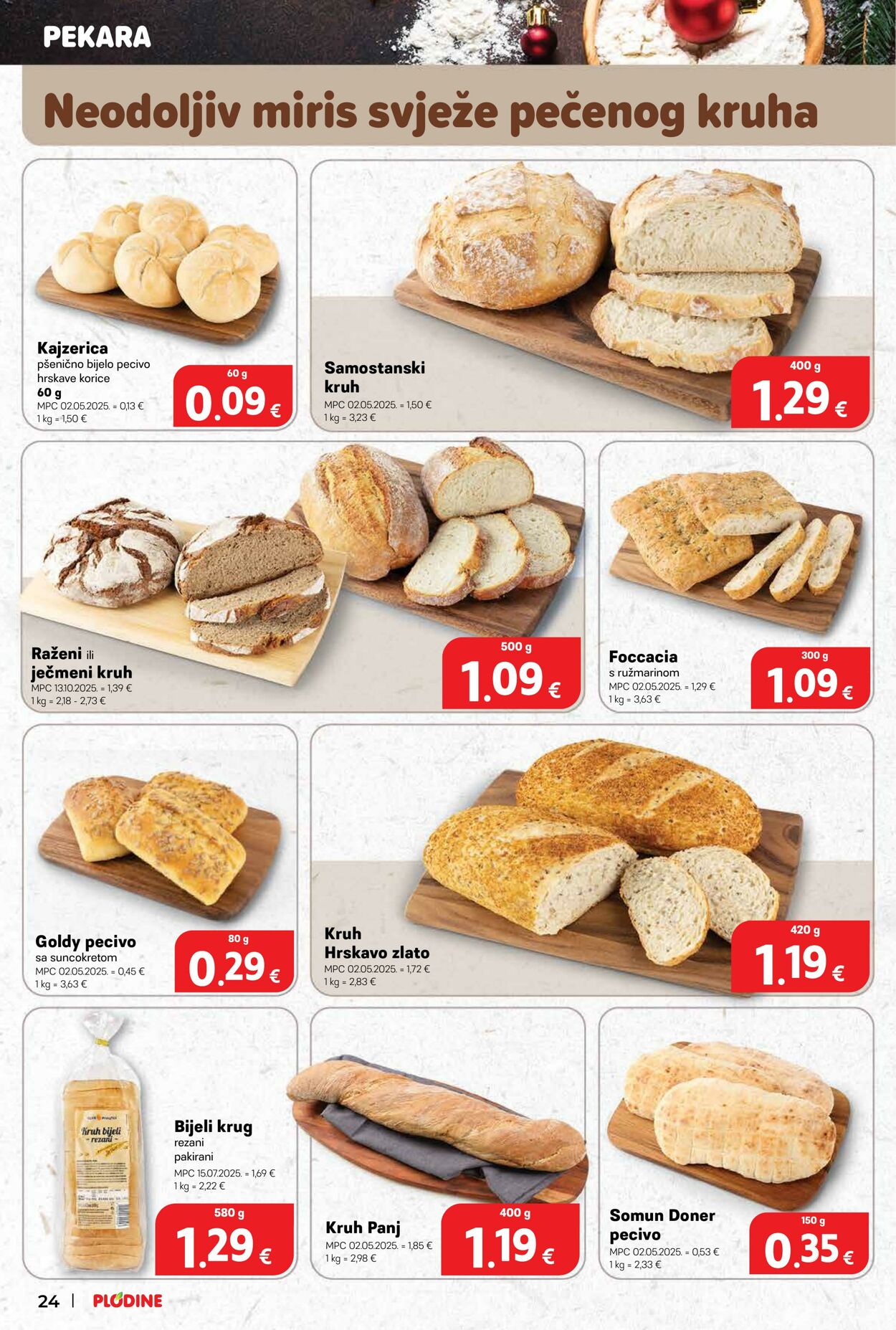 Katalog Plodine 01.12.2025 - 09.12.2025