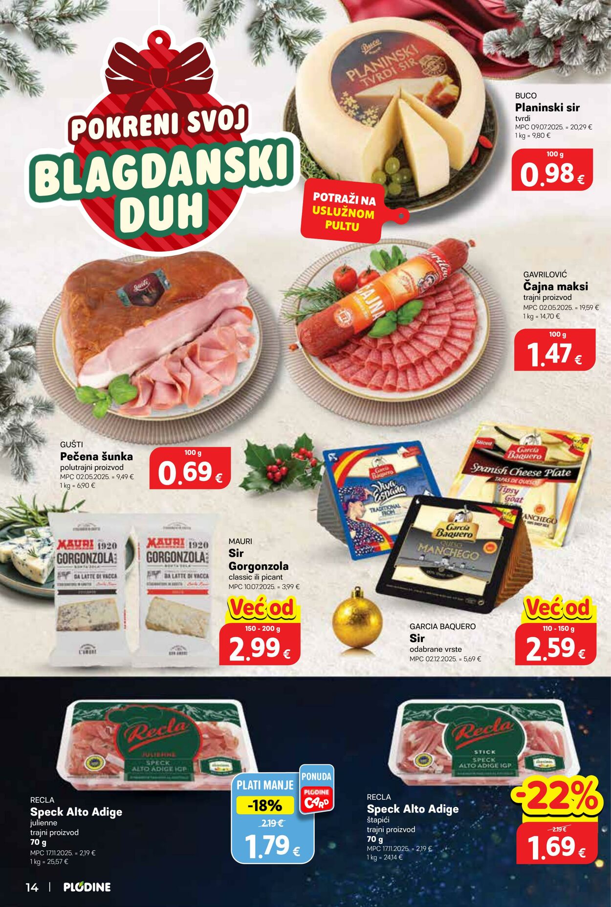 Katalog Plodine 01.12.2025 - 09.12.2025
