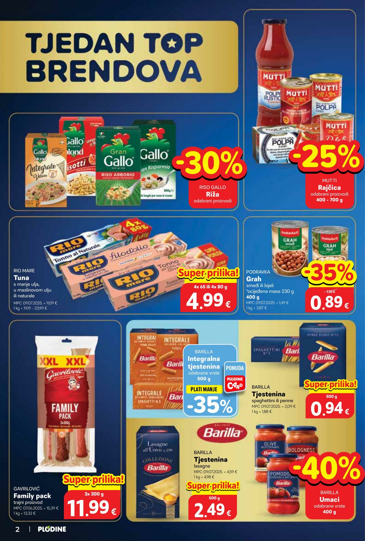 Katalog Plodine 01.12.2025 - 09.12.2025