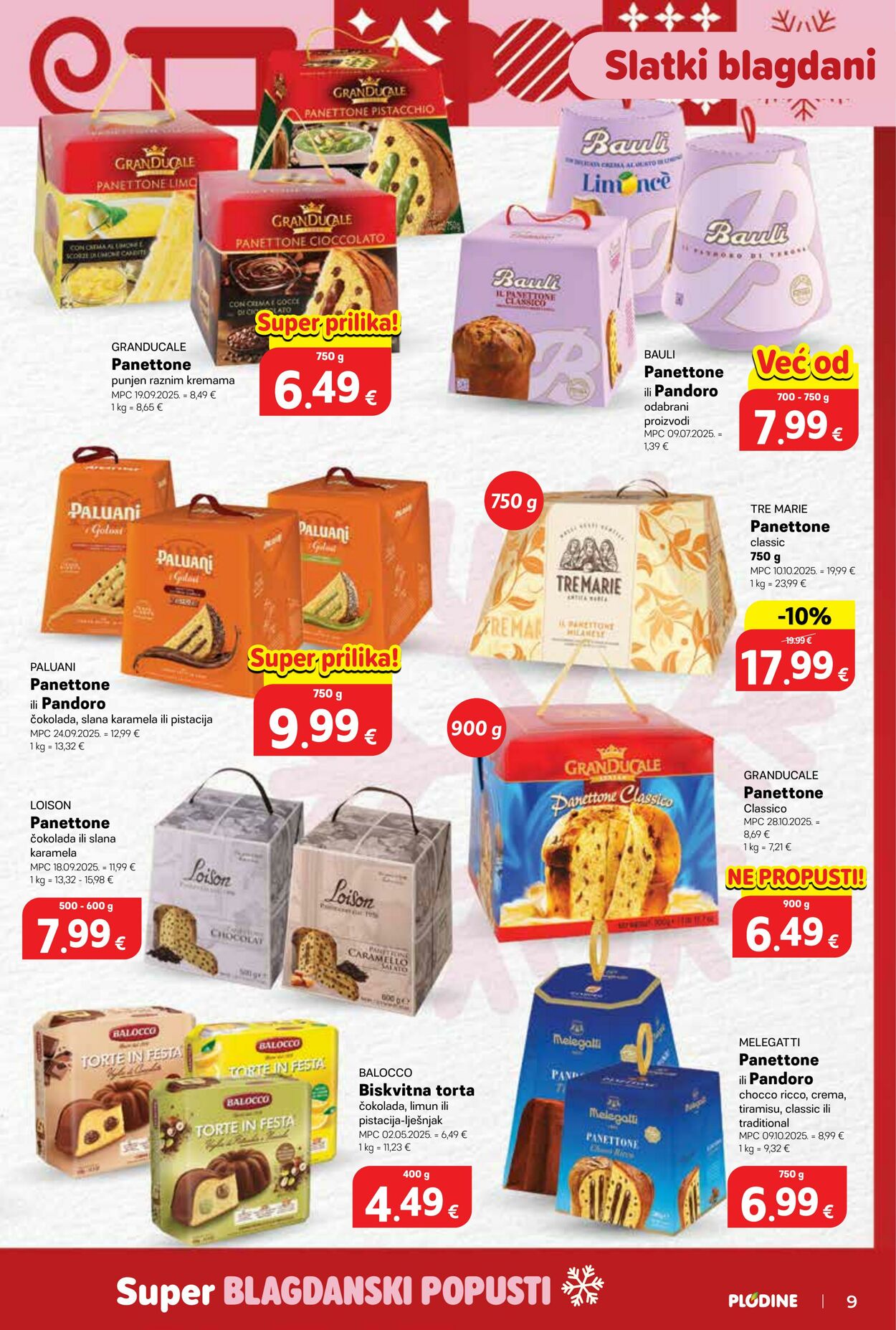 Katalog Plodine 01.12.2025 - 09.12.2025