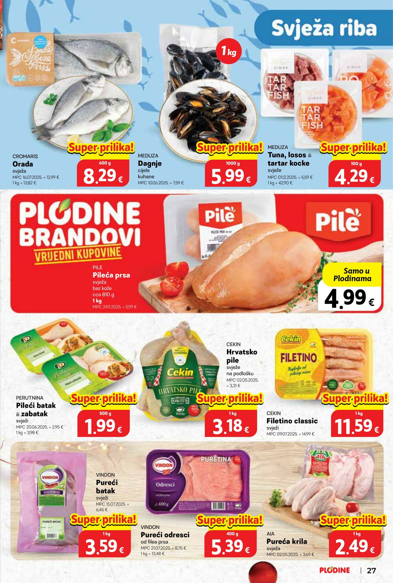Katalog Plodine 01.12.2025 - 09.12.2025