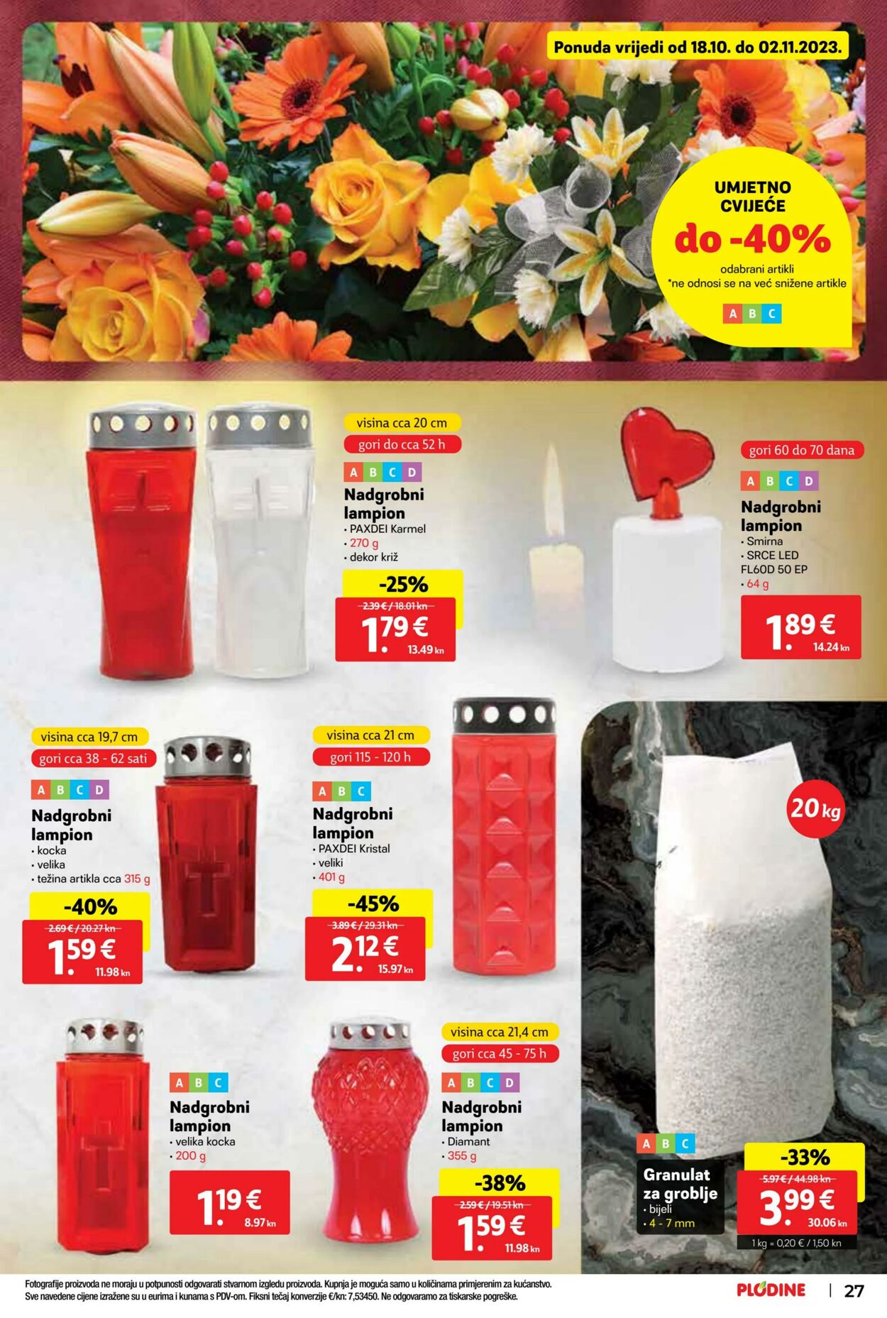 Katalog Plodine 18.10.2023 - 24.10.2023